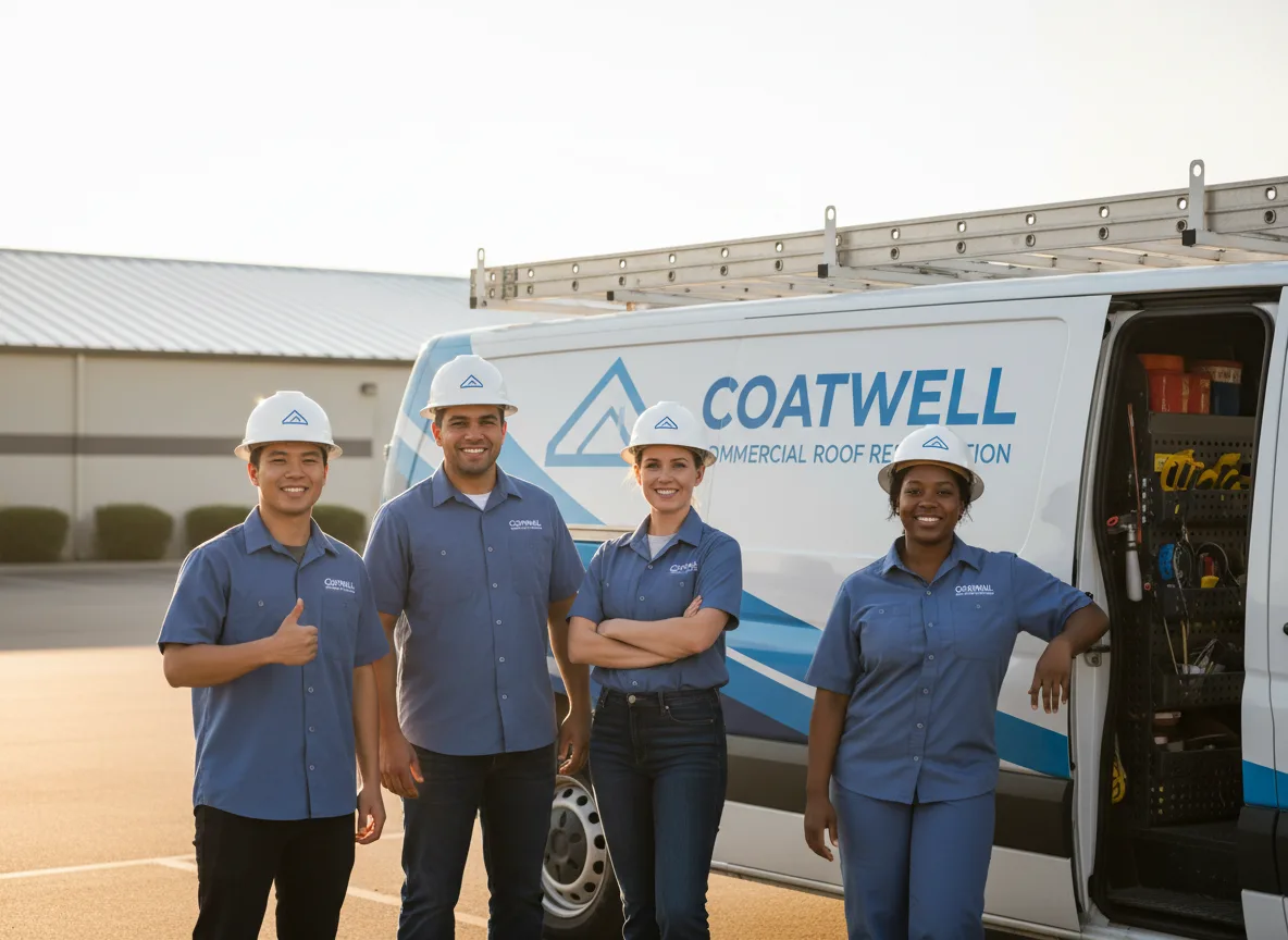 Commercial roof coating company in Acton, ME